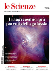 LE SCIENZE 643/2022: I RAGGI COSMICI PIÙ POTENTI DELLA GALASSIA (MARZO 2022)